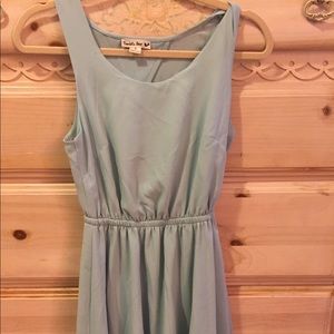 Light Blue Dress! Small, Open Back